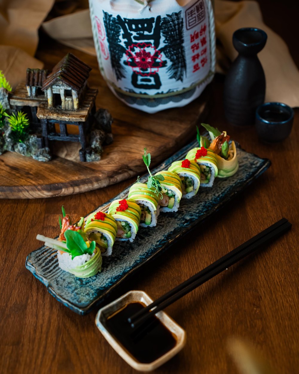 Innenraum des Taiyo Sushi in der Kaiserstraße