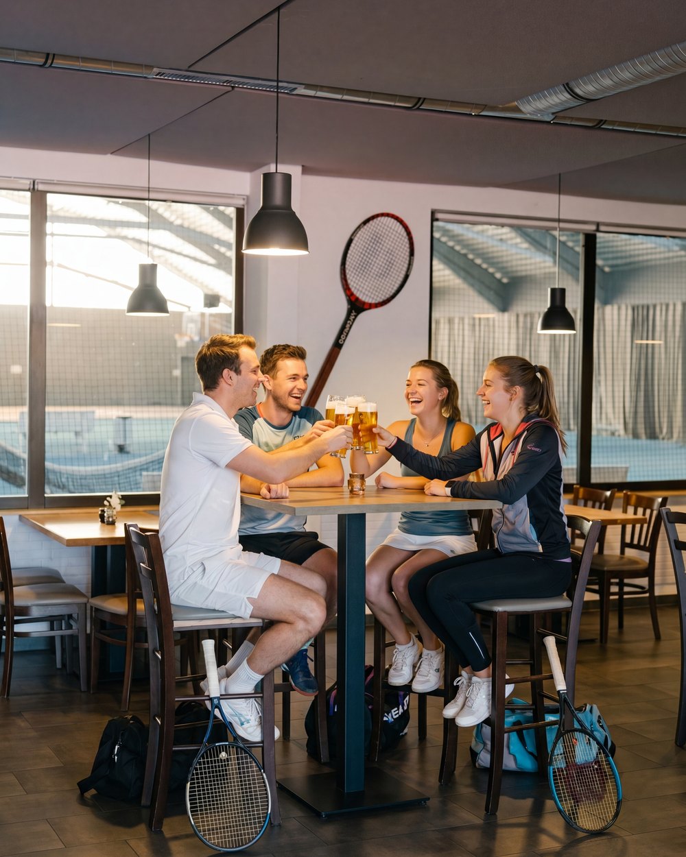 Innenraum des Klubhaus Bistro in Gensingen